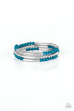 Tourist Trap - Blue Bracelet - Paparazzi Accessories Bracelet Bedazzle Me Pretty Mobile Fashion Boutique