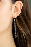 Towering Twinkle - Black Necklace - Paparazzi Accessories Necklace Bedazzle Me Pretty Mobile Fashion Boutique