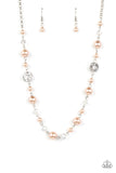 Traditional Transcendence - Brown Necklace - Paparazzi Accessories Necklace Bedazzle Me Pretty Mobile Fashion Boutique