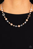 Traditional Transcendence - Brown Necklace - Paparazzi Accessories Necklace Bedazzle Me Pretty Mobile Fashion Boutique