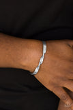 Traditional Twist - Silver Bracelet - Paparazzi Accessories Bracelet Bedazzle Me Pretty Mobile Fashion Boutique
