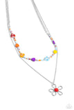 Traditionally Trendy - Red Necklace - Paparazzi Accessories Necklace Bedazzle Me Pretty Mobile Fashion Boutique