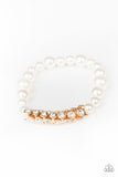 Traffic-Stopping Sparkle - Gold Bracelet - Paparazzi Accessories Bracelet Bedazzle Me Pretty Mobile Fashion Boutique