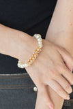 Traffic-Stopping Sparkle - Gold Bracelet - Paparazzi Accessories Bracelet Bedazzle Me Pretty Mobile Fashion Boutique