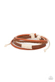 Trail Scout - Orange Bracelet - Paparazzi Accessories Bracelet Bedazzle Me Pretty Mobile Fashion Boutique