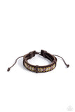 Trailblazing Textiles - Yellow Bracelet - Paparazzi Accessories Bracelet Bedazzle Me Pretty Mobile Fashion Boutique