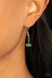 Tranquil Tidings - Green Necklace - Paparazzi Accessories Necklace Bedazzle Me Pretty Mobile Fashion Boutique