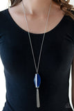 Tranquility Trend - Blue Necklace - Paparazzi Accessories Necklace Bedazzle Me Pretty Mobile Fashion Boutique