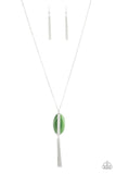 Tranquility Trend - Green Necklace - Paparazzi Accessories Necklace Bedazzle Me Pretty Mobile Fashion Boutique