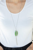 Tranquility Trend - Green Necklace - Paparazzi Accessories Necklace Bedazzle Me Pretty Mobile Fashion Boutique