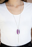 Tranquility Trend - Purple Necklace - Paparazzi Accessories Necklace Bedazzle Me Pretty Mobile Fashion Boutique