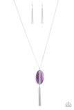 Tranquility Trend - Purple Necklace - Paparazzi Accessories Necklace Bedazzle Me Pretty Mobile Fashion Boutique