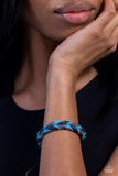 Travel Mode - Blue Bracelet - Paparazzi Accessories Bracelet Bedazzle Me Pretty Mobile Fashion Boutique