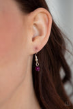 Travelling Trendsetter - Purple Necklace - Paparazzi Accessories Necklace Bedazzle Me Pretty Mobile Fashion Boutique