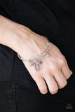 Treasure Charms - Pink Bracelet - Paparazzi Accessories Bracelet Bedazzle Me Pretty Mobile Fashion Boutique
