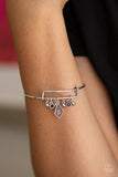 Treasure Charms - Purple Bracelet - Paparazzi Accessories Bracelet Bedazzle Me Pretty Mobile Fashion Boutique