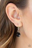 Treasure Shore - Black Necklace - Paparazzi Accessories Necklace Bedazzle Me Pretty Mobile Fashion Boutique