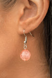 Treasure Shore - Orange Necklace - Paparazzi Accessories Necklace Bedazzle Me Pretty Mobile Fashion Boutique