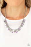 Treasure Tour - Purple Necklace - Paparazzi Accessories Necklace Bedazzle Me Pretty Mobile Fashion Boutique