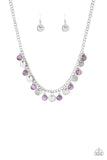 Treasure Tour - Purple Necklace - Paparazzi Accessories Necklace Bedazzle Me Pretty Mobile Fashion Boutique