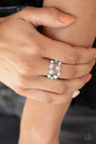 Treasure Treatment - Pink Ring - Paparazzi Accessories Ring Bedazzle Me Pretty Mobile Fashion Boutique