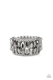 Treasure Trove Tribute - Silver Ring - Paparazzi Accessories Ring Bedazzle Me Pretty Mobile Fashion Boutique