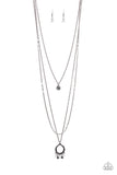 Treasures and Trinkets - Black Necklace - Paparazzi Accessories Necklace Bedazzle Me Pretty Mobile Fashion Boutique