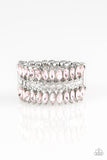 Treasury Fund - Pink Ring - Paparazzi Accessories Ring Bedazzle Me Pretty Mobile Fashion Boutique
