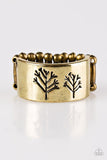 TREE-t With Kindness - Brass Ring - Paparazzi Accessories Ring Bedazzle Me Pretty Mobile Fashion Boutique