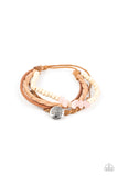 Treetop Trail Guide - Pink Bracelet - Paparazzi Accessories Bracelet Bedazzle Me Pretty Mobile Fashion Boutique