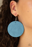 Trend Friends - Blue Earrings - Paparazzi Accessories Earrings Bedazzle Me Pretty Mobile Fashion Boutique
