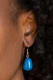 Trend Status - Blue Necklace - Paparazzi Accessories Necklace Bedazzle Me Pretty Mobile Fashion Boutique