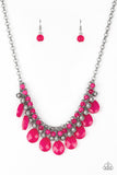 Trending Tropicana - Pink Necklace - Paparazzi Accessories Necklace Bedazzle Me Pretty Mobile Fashion Boutique