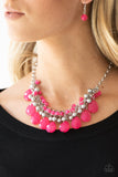 Trending Tropicana - Pink Necklace - Paparazzi Accessories Necklace Bedazzle Me Pretty Mobile Fashion Boutique