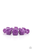 Trendsetting Tourist - Purple Bracelet - Paparazzi Accessories Bracelet Bedazzle Me Pretty Mobile Fashion Boutique