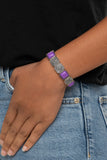 Trendy Tease - Purple Bracelet - Paparazzi Accessories Bracelet Bedazzle Me Pretty Mobile Fashion Boutique