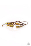 Trendy Tourist - Brass Bracelet - Paparazzi Accessories Bracelet Bedazzle Me Pretty Mobile Fashion Boutique