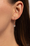 Trendy Twinkle - Copper Necklace - Paparazzi Accessories Necklace Bedazzle Me Pretty Mobile Fashion Boutique
