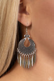 Tribal Charm - Multi Earrings - Paparazzi Accessories Earrings Bedazzle Me Pretty Mobile Fashion Boutique
