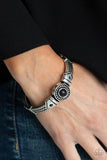 Tribal Soul - Black Bracelet - Paparazzi Accessories Bracelet Bedazzle Me Pretty Mobile Fashion Boutique