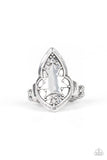 Tribal Ware - Silver Ring - Paparazzi Accessories Ring Bedazzle Me Pretty Mobile Fashion Boutique