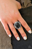 Tribe Trend - Black Ring - Paparazzi Accessories Ring Bedazzle Me Pretty Mobile Fashion Boutique