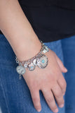 Trinket Tranquility - Blue Bracelet - Paparazzi Accessories Bracelet Bedazzle Me Pretty Mobile Fashion Boutique