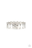 Trinket Trek - Silver Bracelet - Paparazzi Accessories Bracelet Bedazzle Me Pretty Mobile Fashion Boutique