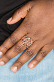 TRIO de Janeiro - Copper Ring - Paparazzi Accessories Ring Bedazzle Me Pretty Mobile Fashion Boutique