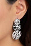 Triple Threat Texture - Multi Post Earrings - Paparazzi Accessories Post Earrings Bedazzle Me Pretty Mobile Fashion Boutique