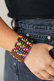 Tropical Nirvana - Multi Bracelet - Paparazzi Accessories Bracelet Bedazzle Me Pretty Mobile Fashion Boutique