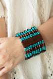 Tropical Takeover - Blue Bracelet - Paparazzi Accessories Bracelet Bedazzle Me Pretty Mobile Fashion Boutique