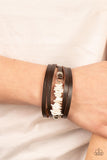 Tropical Trek - White Bracelet - Paparazzi Accessories Bracelet Bedazzle Me Pretty Mobile Fashion Boutique