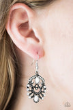 Tropical Tropicana - White Earrings - Paparazzi Accessories Earrings Bedazzle Me Pretty Mobile Fashion Boutique